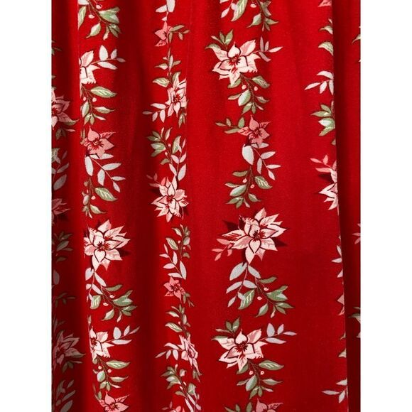 Nannette kids Girls red floral longsleeve dress size six - Picture 3 of 4